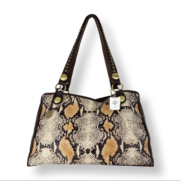 double j saddlery Handbags - DOUBLE J SADDLERY NWT snakeskin shoulder bag